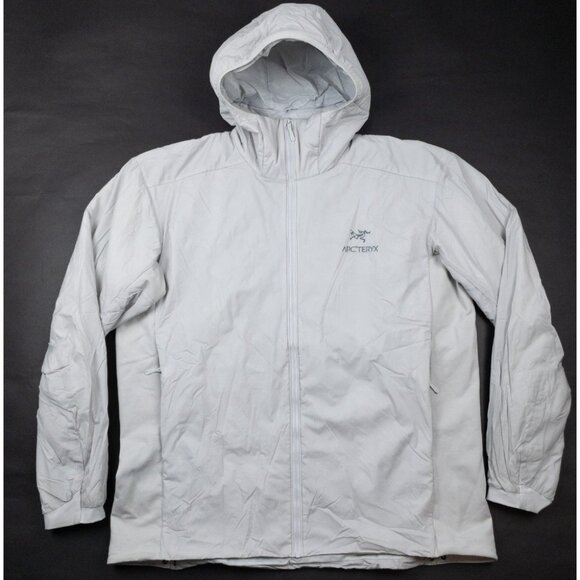 Arc'teryx Atom LT Hoody Men's 2XL Light Gray Insulated Puffer Full Zip Hooded - Picture 1 of 16